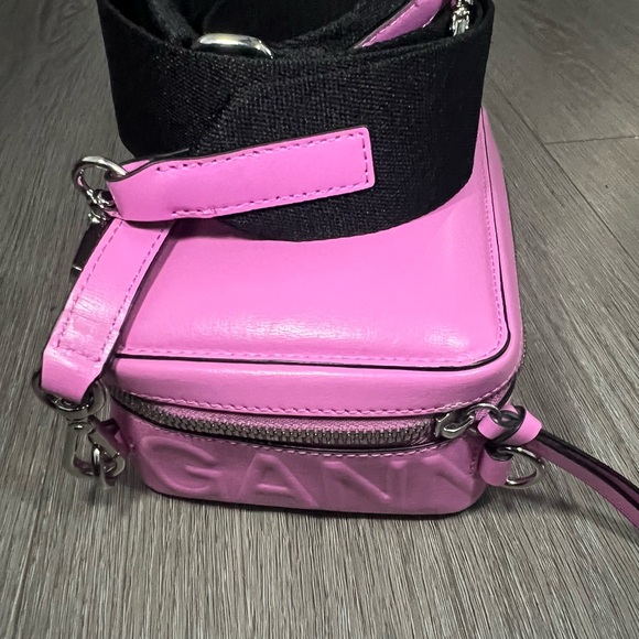 GANNI Pink Leather Crossbody Bag – Dust Bag Included - Picture 5 of 5